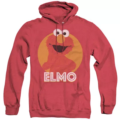 SESAME STREET ELMO SCRIBBLE Licensed Hooded Sweatshirt Heather Hoodie SM-3XL • $47.95