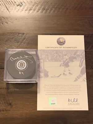 Bruins Bobby Orr Autographed Puck Great Northern Coa And Hologram • $175