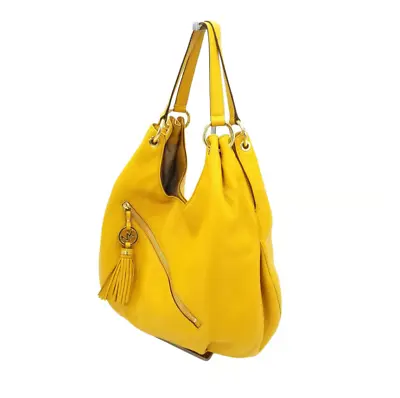 Michael Kors Yellow Zipper Detail Soulder Bag • $144