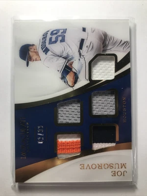 $6.99 • Buy EBay 1/1 Joe Musgrove 2017 Immaculate HAME USED PATCH LETTER SP #d 01/99