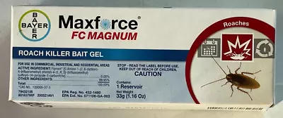 Bayer MAXFORCE FC MAGNUM - 5x More Power - Roach Killer Bait Gel • $13.79