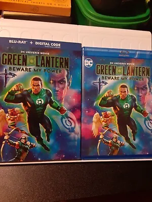 Green Lantern: Beware My Power ANIMATED (Blu-ray 2022) Slipcover NO DIGITAL  • $8.99