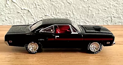 Jl 1970 Plymouth Gtx Black White Letter Rubber Tires Hemi 1:64 Johnny Lightning! • $6.50