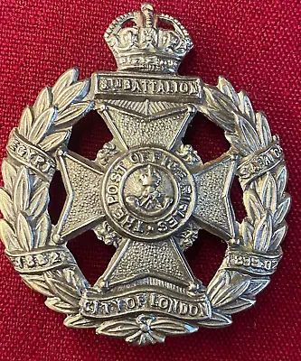 Original WW1 London Regiment - 8th County Of London Batt (Post Office Rifles) KC • £5.29