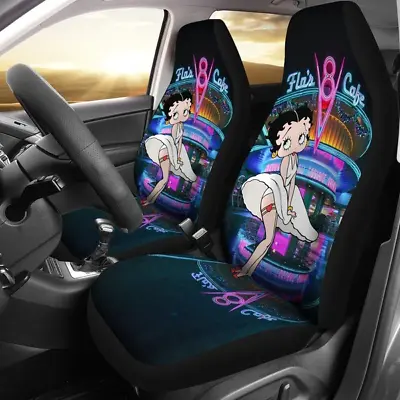 $54.99 • Buy Betty Boop Car Seat Covers Cute Cartoon Betty Boop White Dress
