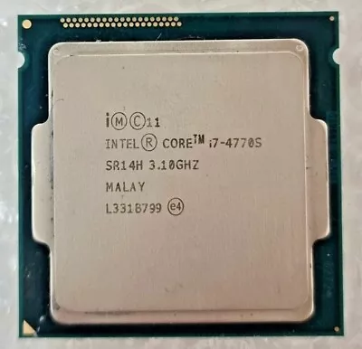 Intel SR14H Core I7-4770S 3.1GHz LGA1150 Quad Core CPU Processor • £29.99