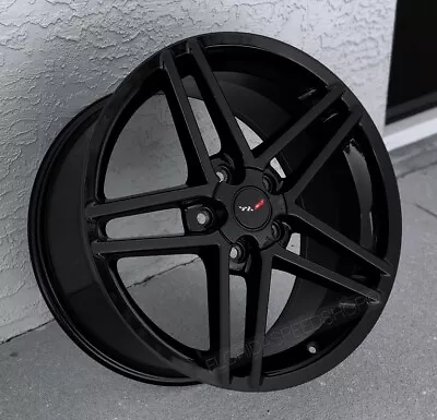 Gloss Black C6 Z06 Style Corvette Wheels FITS: 1997-2004  C5/Z06  18X9.5/19X10  • $959