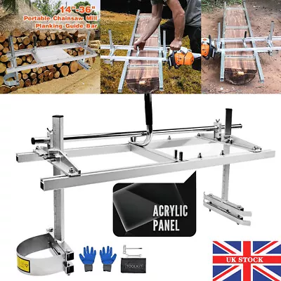 Chainsaw Mill For Saws 14 -36  Bar Tree Pruning Commercial Homemade Wood Cutting • £66.99