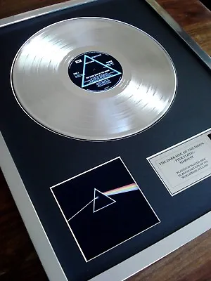 £129.99 • Buy Pink Floyd The Dark Side Of The Moon Lp Platinum Plated Disc Record Award Album