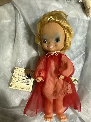 Doll Vintage Adorable 1969 KAMAR 8  ANGEL Doll With Wings Made In Japan • $40