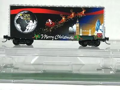 Micro-trains Line N Scale ' Hy-cube Box Car Christmas Around The World 10158740 • $22.95