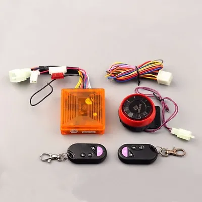 Motorcycle Bike Anti-theft Security Alarm System Remote Control Engine Start 12V • $19.18