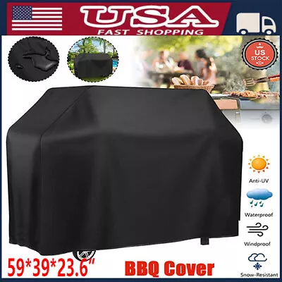 Outdoor BBQ Grill Cover Universal Fit For Gas Smoker Ceramic Charcoal Grills • $13.99