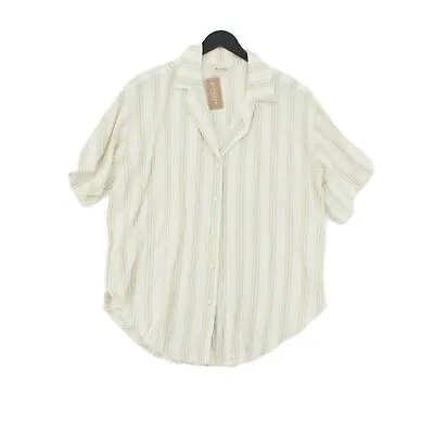 £35.40 • Buy Zulu & Zephyr Women's T-Shirt S Cream Linen With Rayon Short Sleeve Basic
