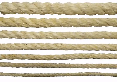 £4.90 • Buy New Natural Sisal Rope Coils, Cats, Garden, Decking, Pets, Cat Scratching Post
