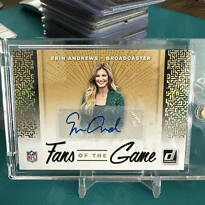 $80 • Buy 2019 Donruss Erin Andrews Fans Of The Game Auto #1