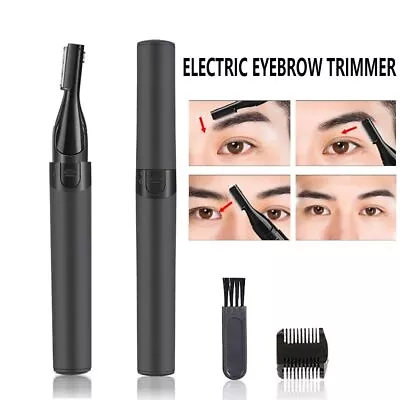 Electric Eyebrow Trimmer Finishing Painless FlawlessBrows Facial Hair Remover • $13.42