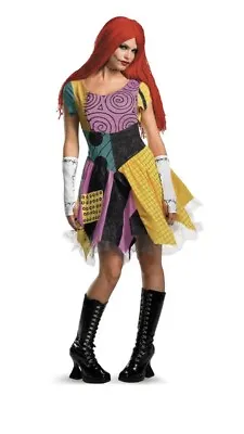 The Nightmare Before Christmas Sassy Glitter Sally Adult Costume NWOT One Size • $26