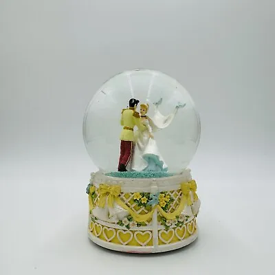 Disney Cinderella ENESCO Snow Globe Music Box Mendelssohn Wedding March • $93.17