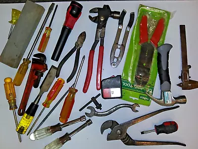 Hand Tool Lot Vtg Stanley Buck Bros Pittsburg And Others Chisel Hammer&More • $16.99