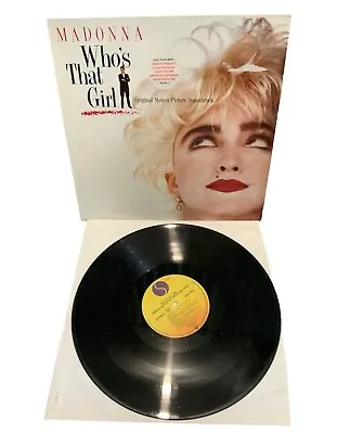 Madonna Who's That Girl Original Movie Soundtrack - Music Vinyl Record Album • £16.36