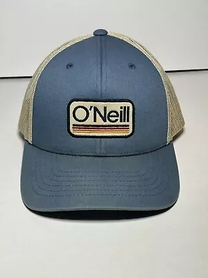 O'neill Trucker Hat Cap Snap Back Mesh Adjustable One Size Fits All Blue & White • $6.99