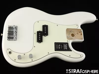 Fender Player Precision P Bass LOADED BODY Alnico 5 Polar White • $389.99