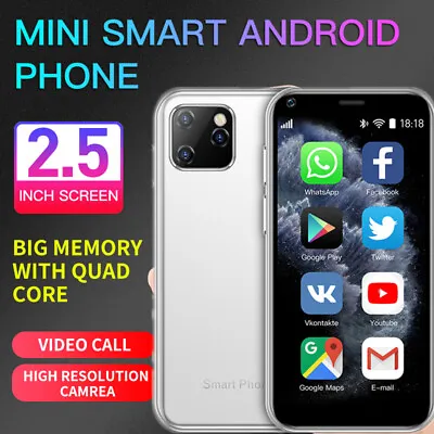 Mini-Smartphone Soyes XS11 Ultra Micro 3G Android Cell Phone Dual SIM Phone • $59.99