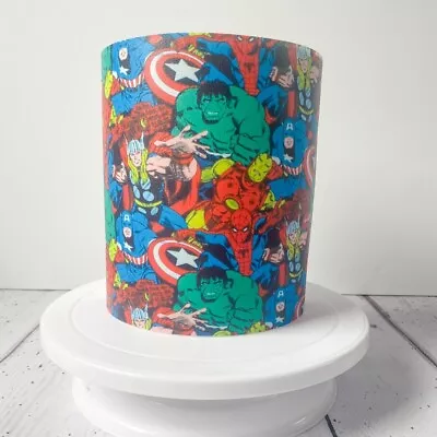 Edible Marvel Icing Sheet Marvel Cake Topper  Marvel Cake Decorations • £7.50