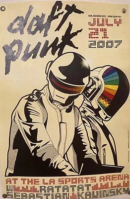 Daft Punk 2007 At The LA Sports Arena ART Print Poster Limited • $2000