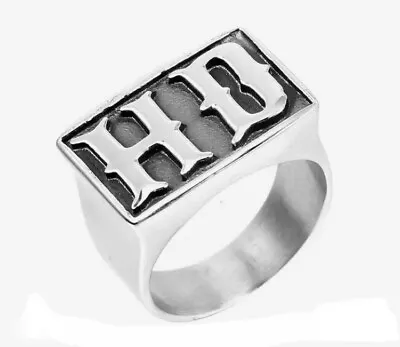 HD Motorcycle Ring Titanium Sz 78910111213 • $15