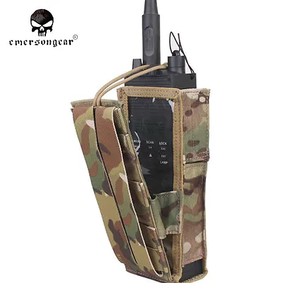 Airsoft Hunting Molle Pouch Emerson PRC148/152 Tactical Radio Pouch Multicam • $25.43