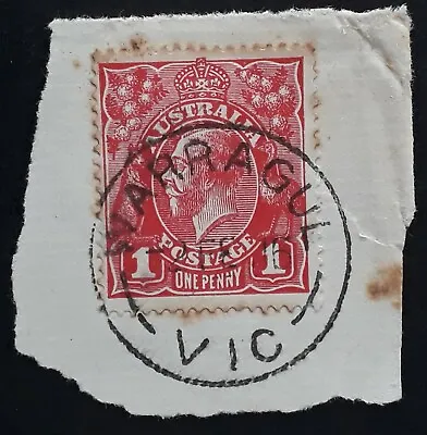 $7.50 • Buy 1916 Australia 1d Red Die 1 KGV Stamps - WARRAGUL VIC  Postmark