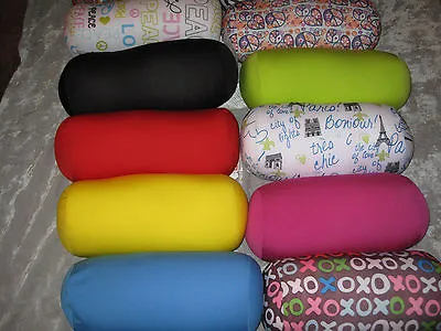 Decorative Neck Roll Microbead Pillow Soft Bed Couch Sofa Travel NEW! • $18.65