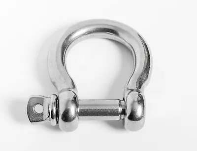 3/4  Marine Anchor Bow Shackle Clevis DRing 304 Stainless Steel Sailboat Rigging • $22.99