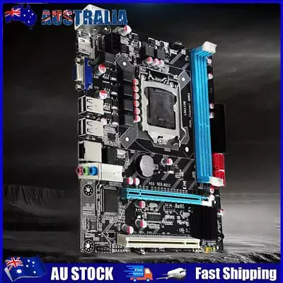 AU H55 Gaming PC Mainboard I3 530 I5 750 660CPU PC Motherboard 16GB Memory LGA 1 • $45.75