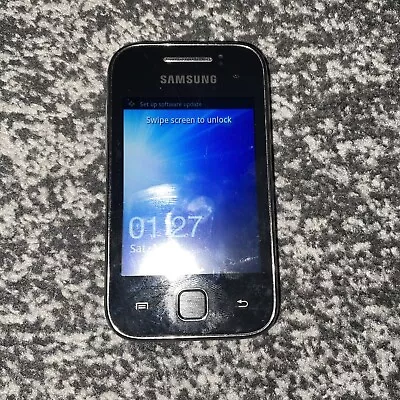 Samsung Galaxy Y Young GT-S5360 - Black Smartphone Mobile *FAULTY* • £6.99