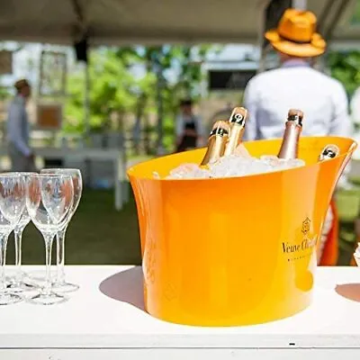 Veuve Clicquot Orange Acrylic Magnum Champagne Bucket XL New • £123.51