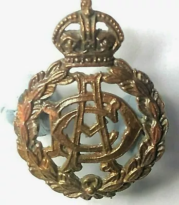 WW1 Army Dental Corps Collar Badge India Pattern Cast Metal Repaired Lugs  • $22.08