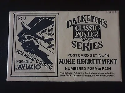 Dalkeith Classic Poster Series Postcard Set No44 WW2 Memorabilia  • £4