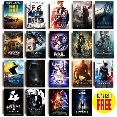 2010s MOVIE POSTERS M - S Size A4 Photo Print Film Cinema Wall Fan Art • £3.50