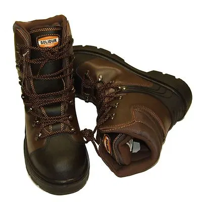 £61.49 • Buy SOLIDUR Class 1 Chainsaw Safety Boots 6 6.5 7 7.5 8 9 9.5 10 10.5 11 12