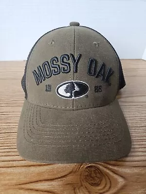 Mossy Oak Baseball Cap Green And Black Mesh Back Adj Snap Closure  • $11.99