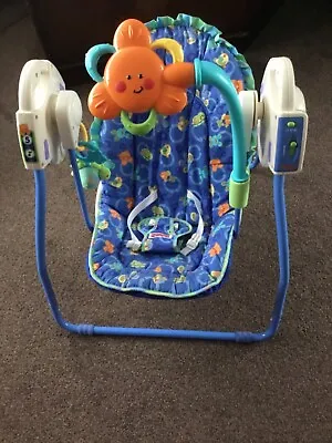 £4 • Buy Fisher-Price Open Top Take Along Swing - With Issues