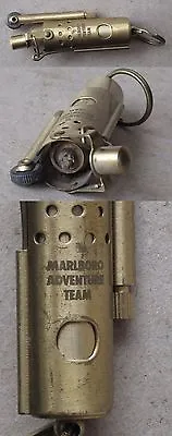 Old Brass Petrol Cigarette Lighter Marlboro / Functional  • $49