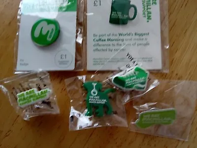 Macmillan Cancer Charity Badges • £6.99