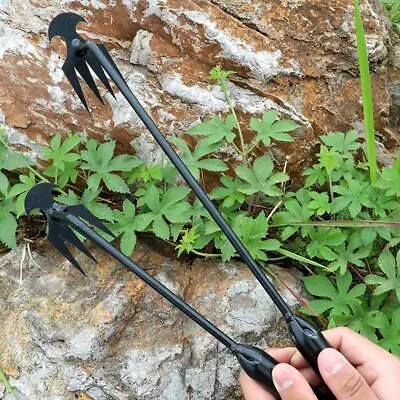 Multi Purpose Garden Tools Stainless Steel Hand Weeder Rake Easy Weeds • £6.31