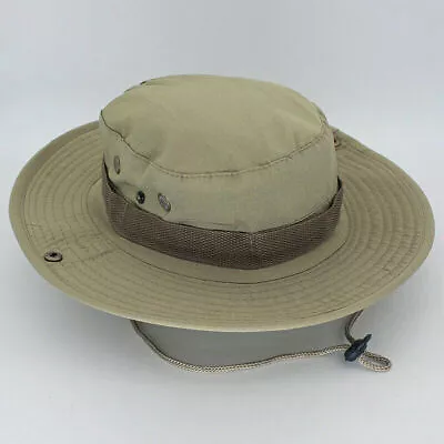 UPF 50+ Outdoor Sun Hat Fishing Hats Cap Camo Bucket Cargo Safari Bush Boonie • £5.99