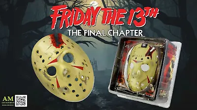 NECA - Friday The 13th 4 - Replica 1:1 Jason Voorhees Mask - The Final Chapter • $169.64