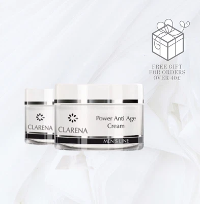 £24.99 • Buy Clarena Men's Line Power Anti Age Cream 50ml